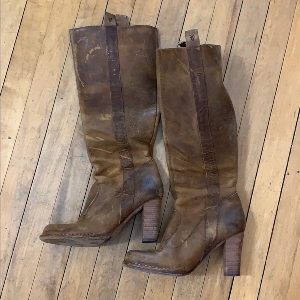 Well loved fabulous Frye boots!